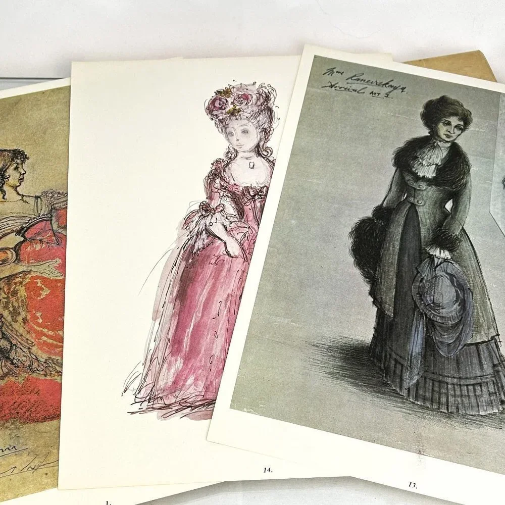 Vintage Shakespeare Collectible | Stratford Portfolio Costume Prints